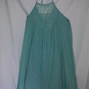 Brand new backless teal ROXY dress size women’s xs